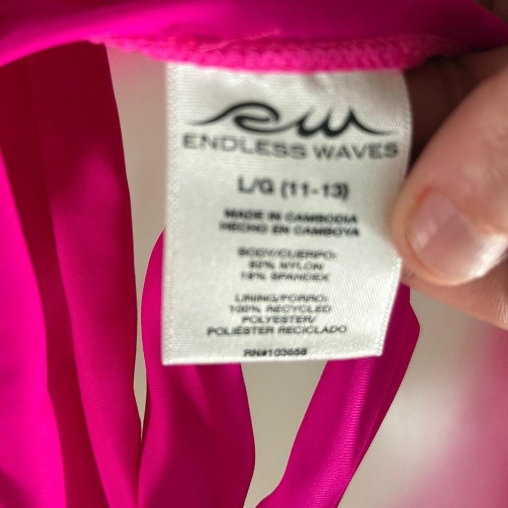 Endless Waves pink one piece swimsuit‎ Size L - Picture 4 of 4